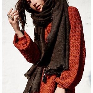 Free People koda brushed scarf NWOT